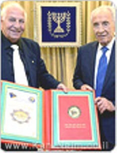 נשיא המדינה מר שמעון פרס, ברך לרגל המימונה, חג יוצאי יהדות מרוקו