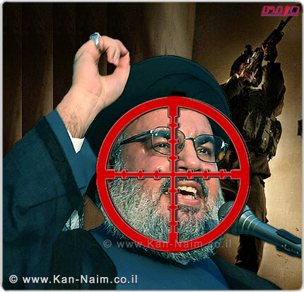 נסראללה טרוריסט בכיר ומסוכן, על הכוונת של סיירת מטכל | עיבוד צילום: משה נעים ©