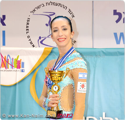 נטע ריבקין זכתה באליפות ישראל בהתעמלות אומנותית: ״המטרה הבאה- משחקי אירופה״