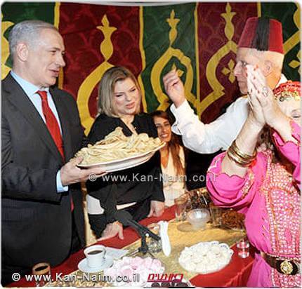 ראש הממשלה בנימין נתניהו ורעייתו שרה מתארחים באירועי המימונה