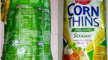 Corn Thins Organic Sesame מהיצרן Real Foods אינן אורגניות