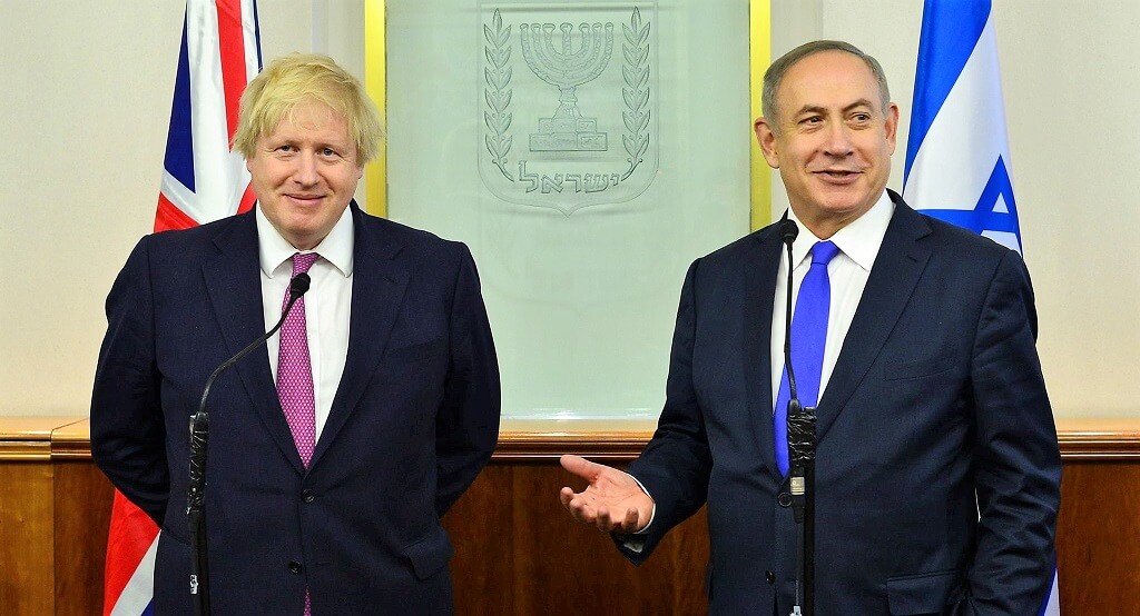 ראש הממשלה מר בנימין נתניהו נועד היום (ד') עם שר החוץ של בריטניה מר בוריס ג'ונסון בלשכתו בעיר הבירה ירושלים | צילום: קובי גדעון, לע"מ ראש הממשלה מר בנימין נתניהו נועד היום (ד') עם שר החוץ של בריטניה מר בוריס ג'ונסון בלשכתו בעיר הבירה ירושלים | צילום: קובי גדעון, לע"מ