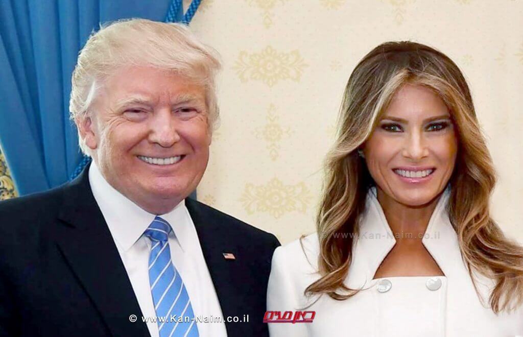 הנשיא דונלד טראמפ ורעייתו, ההתעניינות גדולה יותר ביחס לביקור אובמה בישראל | צילום: אבי אוחיון, לע"מ הנשיא דונלד טראמפ ורעייתו, ההתעניינות גדולה יותר ביחס לביקור אובמה בישראל | צילום: אבי אוחיון, לע"מ