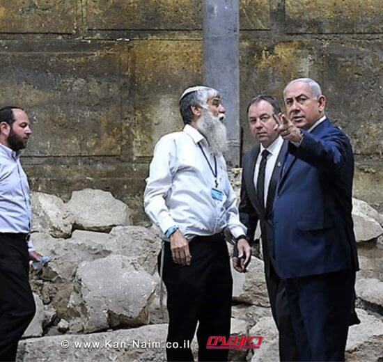 ראש הממשלה מר בנימין נתניהו בסיור במנהרות הכותל | וידאו: איתי בית-און, לע"מ |  סאונד: ניר שרף, לע"מ