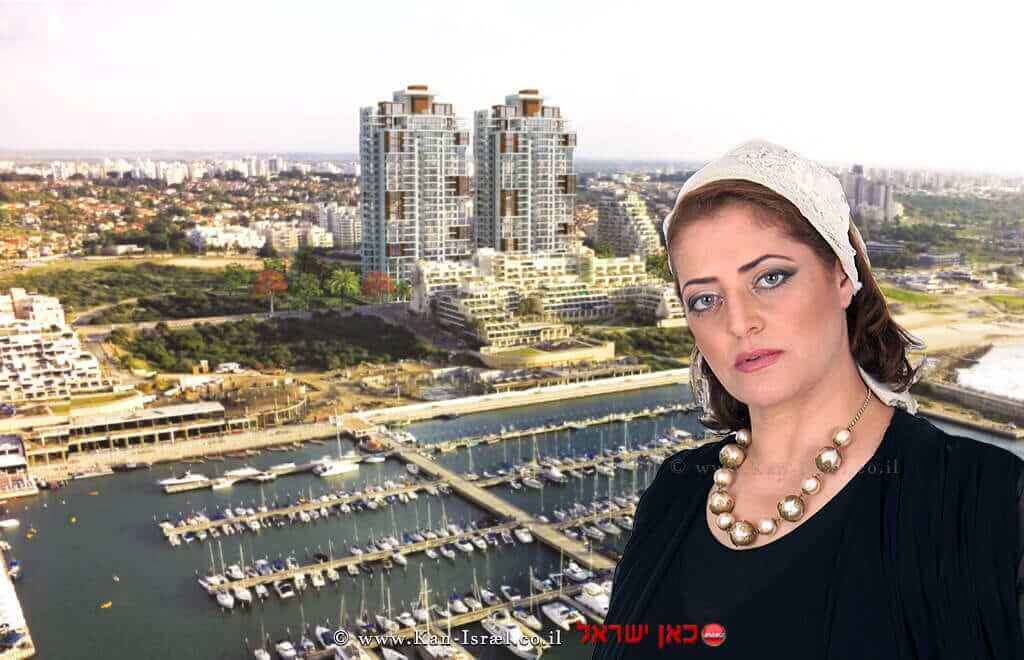 עפרה חדד, סמנכלית חברת יורו ישראל ברקע פרויקט SEA@SKY באשקלון | צילום: אמנון ארד | הדמייה: רן ון דן | עיבוד צילום: שולי סונגו © עפרה חדד, סמנכלית חברת יורו ישראל ברקע פרויקט SEA@SKY באשקלון | צילום: אמנון ארד | עיבוד צילום: שולי סונגו ©
