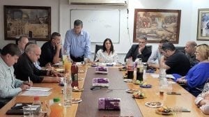 שאויקי לטיף ראש המועצה המקומית ראמה מארח שרת התרבות והספורט, מירי רגב | צילום: דוברות משרד התרבות והספורט