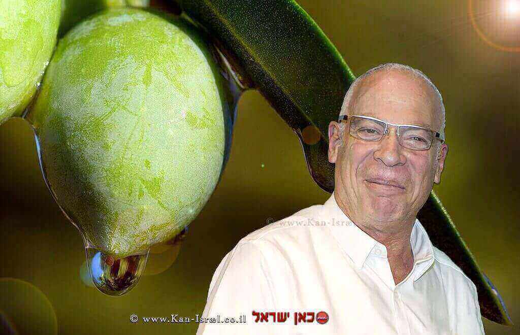 שר החקלאות מר אורי אריאל | רקע: שמן זית | עיבוד: שולי סונגו© שר החקלאות מר אורי אריאל | רקע: שמן זית | עיבוד: שולי סונגו©