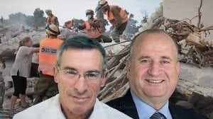 מנכל משרד המדע מר פרץ וזאן עם ראש הרשות הלאומית לחירום מר בצלאל טרייבר