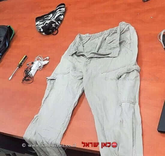 רכוש שנתפס מהגנב מטובא-זנגרייה, בראש פינה | צילום: דוברות המשטרה