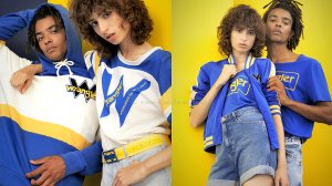 אפנת Wrangler קפסולה בכחול וצהוב