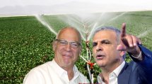 שר האוצר משה כחלון, עם שר החקלאות אורי אריאל