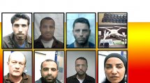 החשודים בניסיון ההברחה טלפונים סלולריים לבתי-כלא בהם שוהים פלסטינים השפוטים על טרור והסתות לטרור | צילום: תקשורת שבכ | עיבוד צילום: שולי סונגו