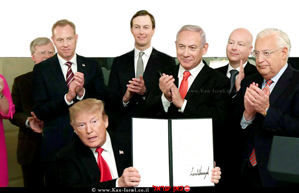 ראש הממשלה מר נתניהו נפגש עם נשיא ארהב מר דונלד טראמפ  וצוותו בבית הלבן | עיבוד צילום: שולי סונגו
