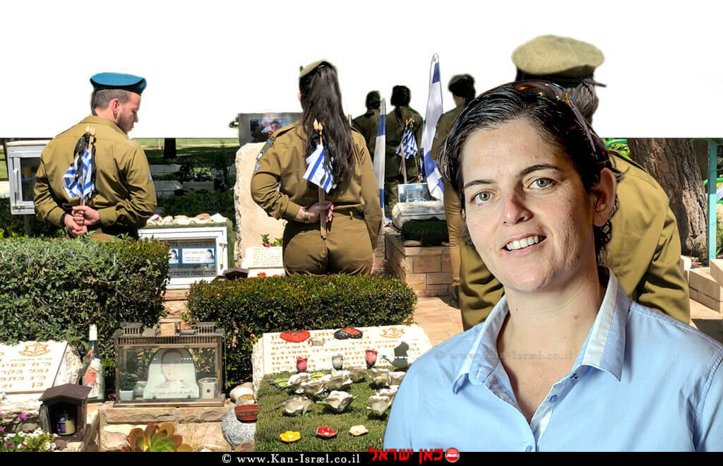 עורכת הדין סיגל יעקבי האפוטרופסה הכללית ברקע קברי חיילים שנפלו במערכות ישראל | עיבוד צילום: שולי סונגו© עורכת הדין סיגל יעקבי האפוטרופסה הכללית ברקע קברי חיילים שנפלו במערכות ישראל | עיבוד צילום: שולי סונגו©
