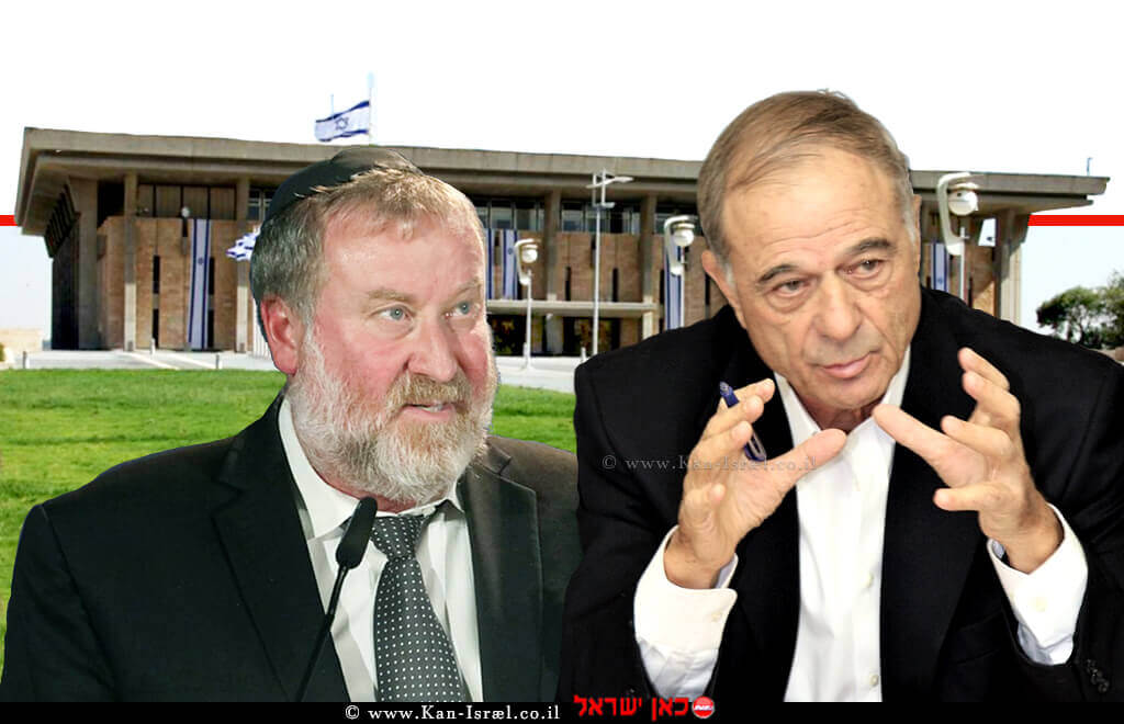 נשיא איגוד לשכות המסחר, עורך דין אוריאל לין, והיועץ המשפטי לממשלה, עורך דין אביחי מנדלבליט ברקע: הכנסת | עיבוד צילום: שולי סונגו © נשיא איגוד לשכות המסחר, עורך דין אוריאל לין, והיועץ המשפטי לממשלה, עורך דין אביחי מנדלבליט ברקע: הכנסת | עיבוד צילום: שולי סונגו ©