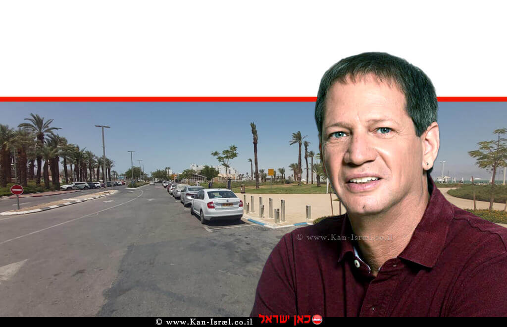 ניר ונגר, ראש המועצה האזורית תמר ברקע חניה ים המלח | עיבוד צילום: שולי סונגו © ניר ונגר, ראש המועצה האזורית תמר ברקע חניה ים המלח | עיבוד צילום: שולי סונגו ©