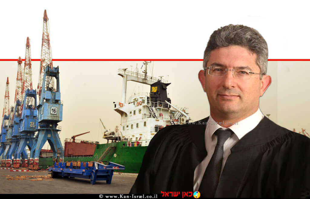 כב' השופט אילן איטח סגן נשיאת ביהד הארצי לעבודה, צילום הרשות השופטת© | צילום רקע, נמל אשדוד ©depositphotos | עיבוד צילום: שולי סונגו © כב' השופט אילן איטח סגן נשיאת ביהד הארצי לעבודה, צילום הרשות השופטת© | צילום רקע, נמל אשדוד ©depositphotos | עיבוד צילום: שולי סונגו ©