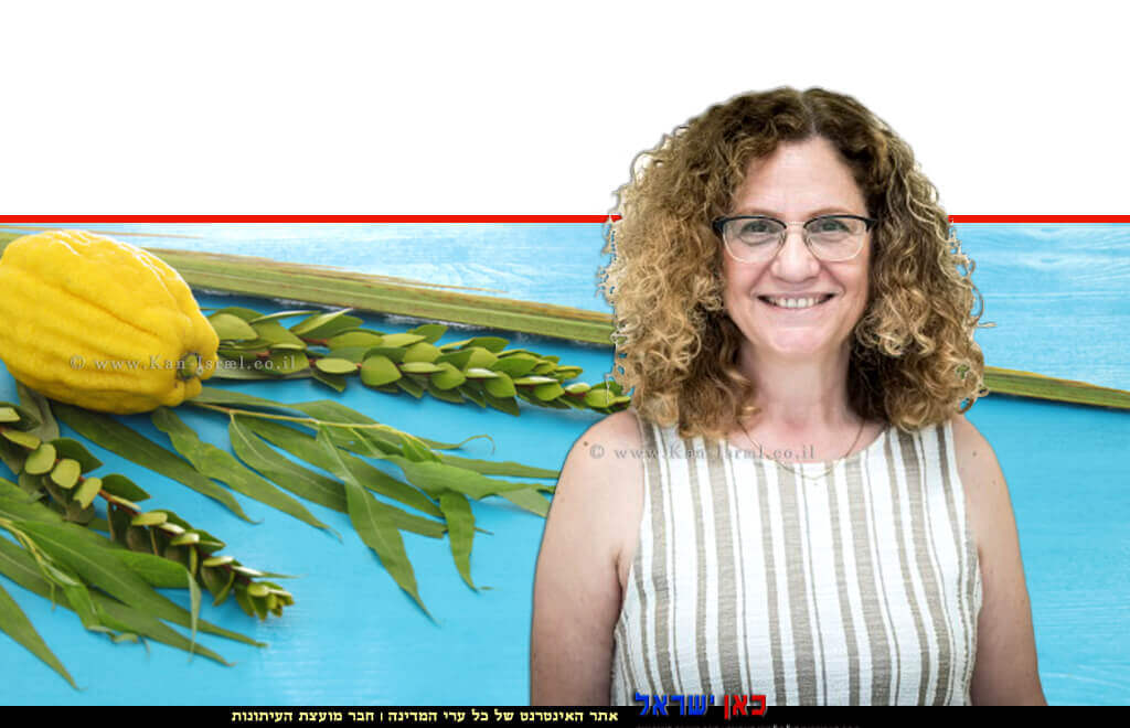 שלומית ציוני, מנהלת השירותים להגנת הצומח ולביקורת במשרד החקלאות ברקע: ארבעת המינים | צילום: Depositphotos | עיבוד צילום: שולי סונגו ©