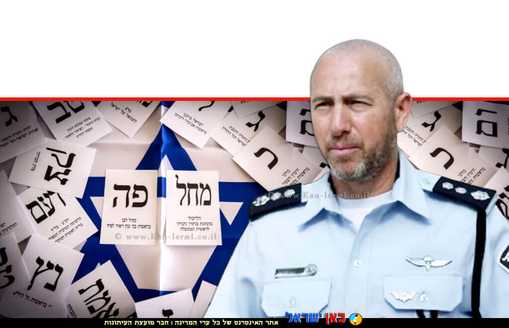 ניצב משנה אופיר בינדר ראש מחלקת מבצעים של משטרת ישראל ברקע: פתקי הצבעה בבחירות לכנסת | צילום: דוברות המשטרה | צילום: Depositphotos | עיבוד צילום: שולי סונגו © ניצב משנה אופיר בינדר ראש מחלקת מבצעים של משטרת ישראל ברקע: פתקי הצבעה בבחירות לכנסת | צילום: דוברות המשטרה | צילום: Depositphotos | עיבוד צילום: שולי סונגו ©