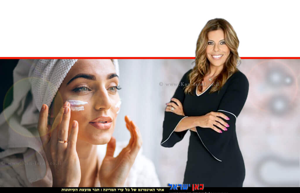 לורה צ'אקון-גארבטו, קוסמטיקאית ומדריכת תזונה בחברת הרבלייף העוסקת בתחומי תוספי מזון, מוצרי דיאטה ואמצעי טיפוח ברקע: טיפול ב'עוֹר המגוּרה' | צילום: הרבלייף | עיבוד צילום: שולי סונגו ©