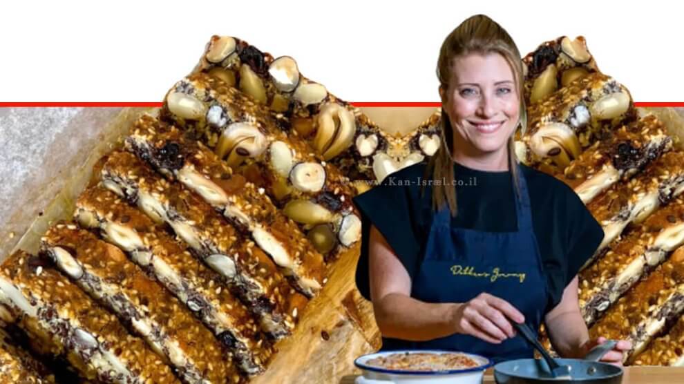 עדי גבירצמן, ברקע: לחם פיצוחים, צילום: עצמי | צילום: דויד מויאל | עיבוד צילום: שולי סונגו ©