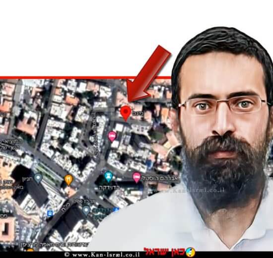 בן אהרון אביאל בן 30 נעדר נראה לאחרונה ברח’ פינס בעיר ירושלים, סייעו באיתורו | צילום מפות גוגל | עיבוד: Photolab | עיבוד צילום: שולי סונגו ©
