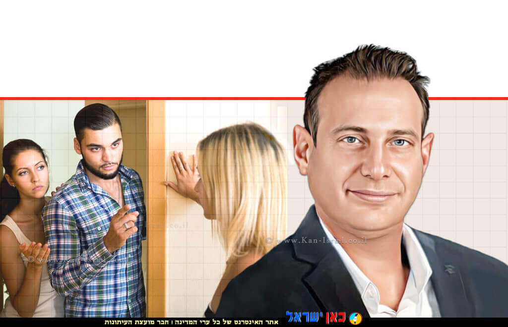 איתמר דוננפלד, מנכל משרד המשפטים, צילום רקע: סכסוך שכנים אי-תשלום דמי ועד בית צילום: www.123rf.com, עיבוד: Photolab | עיבוד צילום: שולי סונגו ©