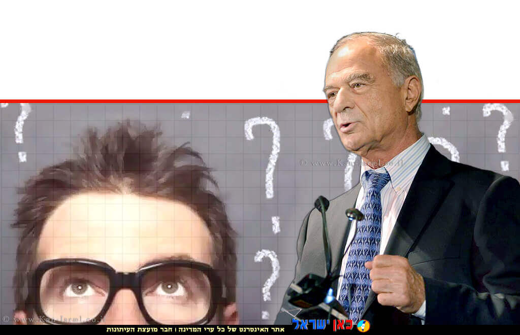 אוריאל לין, נשיא איגוד לשכות המסחר, ברקע: סימני שאלה בעניין חופשה ללא תשלום (חל"ת) | עיבוד: Photolab | עיבוד צילום: שולי סונגו ©