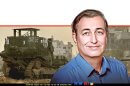 ד"ר עדי ברנדר מנהל חטיבת המחקר בבנק ישראל, רקע: כוחות הנדסה ברצועת עזה צילום: דובר צהל, בנק ישראל, צילום אייל טואג | עיבוד: Photolab | עיבוד צילום: שולי סונגו ©