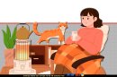 איור של דוברות משרד הבריאות לעידוד הציבור בטיפים להפחית את הסיכון להצטננות | עיבוד: Photolab | עיבוד צילום: שולי סונגו ©