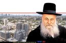 שר הבינוי והשיכון מר יצחק גולדקנופף ברקע: אילוסטרציה בנייה רוויה למגורים ושטחי מסחר ותעסוקה, צילום: אלבטרוס צילומי אוויר | אתר הכנסת | עיבוד: Photolab | עיבוד צילום: שולי סונגו ©