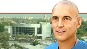 פרופ' בני חפץ ראש מינהל המחקר החקלאי-מכון וולקני נכנס לתפקידו ברקע: מכון וולקני | צילום: משרד החקלאות | עיבוד: Photolab | עיבוד צילום: שולי סונגו ©