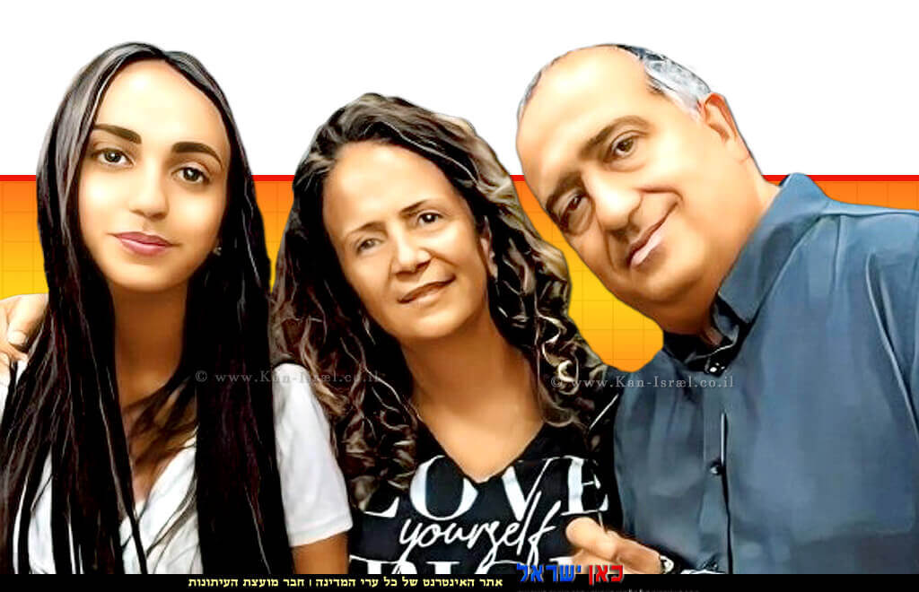 שמעון וענת אלקבץ עם בתם סיון אלקבץ שנרצחה ב-טבח ב-7.10 | עיבוד: Photolab | עיבוד צילום: שולי סונגו © שמעון וענת אלקבץ עם בתם סיון אלקבץ שנרצחה ב-טבח ב-7.10 | עיבוד: Photolab | עיבוד צילום: שולי סונגו ©