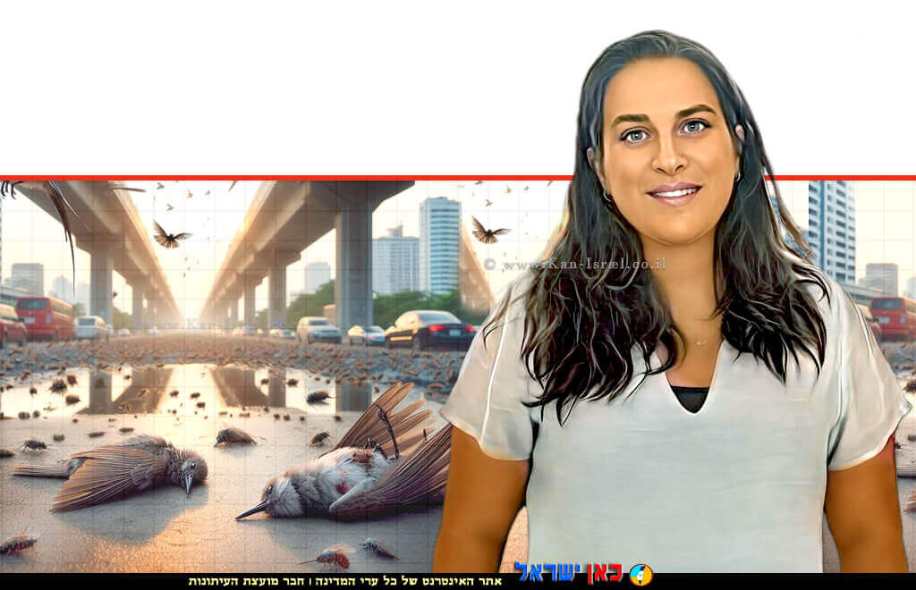 ד"ר מוניקה לשקוביץ מזוז, מנהלת המכון הווטרינרי ע"ש קמרון ברקע הדמייה: ציפורים מתות מוירוס קדחת מערב הנילוס | צילום: משרד החקלאות וביטחון המזון | בינה מלאכותית Microsoft Copilot | עיבוד: Photolab | עיבוד צילום: שולי סונגו © ד"ר מוניקה לשקוביץ מזוז, מנהלת המכון הווטרינרי ע"ש קמרון ברקע הדמייה: ציפורים מתות מוירוס קדחת מערב הנילוס | צילום: משרד החקלאות וביטחון המזון | בינה מלאכותית Microsoft Copilot | עיבוד: Photolab | עיבוד צילום: שולי סונגו ©
