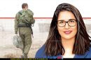 ממלאת מקום נציבת שוויון הזדמנויות בעבודה הגב' עורכת דין אורית שרפי ברקע: חייל מילואים מתוך אתר דובר צהל | עיבוד: Photolab | עיבוד צילום: שולי סונגו ©