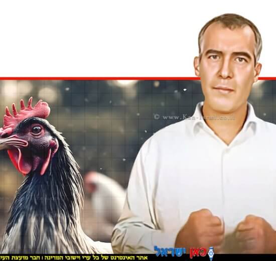 ד"ר תמיר גשן מנהל השירותים הווטרינריים של משרד החקלאות וביטחון המזון, על שפעת העופות H5N1 בחוות רביית פטם בנַהֲלָל | צילום: בינה מלאכותית, 123rf-com | עיבוד: Photolab | עיבוד צילום: שולי סונגו ©