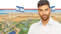 מנכל המשרד להגנת הסביבה, רמי רוזן, צילום: שלומי אמסלם, לע”מ ברקע: הדמייה באמצעות בינה מלאכותית GeminiGoogleCom | עיבוד: Photolab | עיבוד צילום: שולי סונגו ©