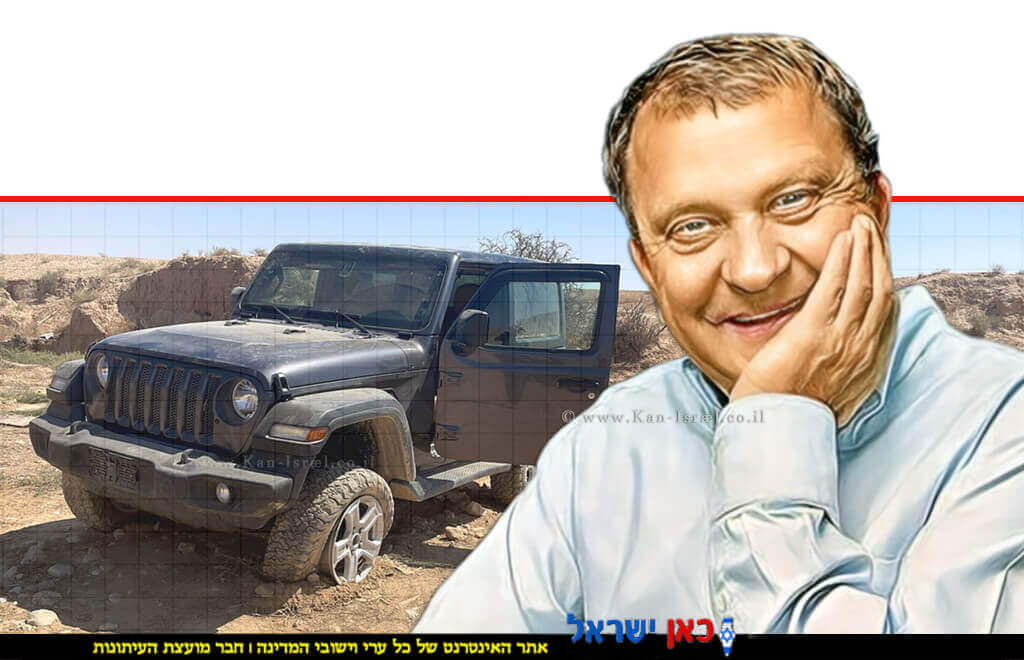 שרקצקי איזי בעל חברת "איתוראן" המאתרת כלי רכב גנוב ברקע: ג'יפ שנגנב | הדמייה באמצעות בינה מלאכותית של Gemini Google | עיבוד: Photolab | עיבוד צילום: שולי סונגו© שרקצקי איזי בעל חברת "איתוראן" המאתרת כלי רכב גנוב ברקע: ג'יפ שנגנב | הדמייה באמצעות בינה מלאכותית של Gemini Google | עיבוד: Photolab | עיבוד צילום: שולי סונגו©