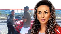 השרה להגנת הסביבה, עידית סילמן, ברקע: רכב שנלקח באכיפה נגד כלי רכב מרעישים ומזהמים באילת | צילום: המשרד להגנת הסביבה | עיבוד: Photolab | עיבוד צילום: שולי סונגו©