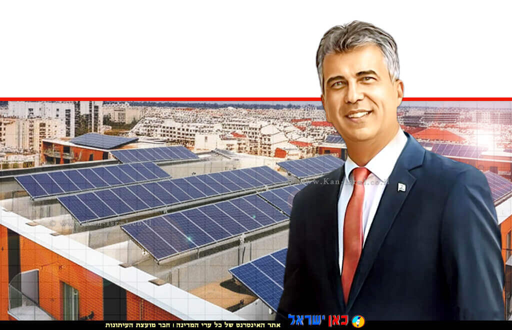 שר האנרגיה אלי כהן ברקע: מהפכה ירוקה ומשתלמת של 100,000 גגות סולאריים | בינה מלאכותית של Gemini Google | עיבוד: Photolab | עיבוד צילום: שולי סונגו© שר האנרגיה אלי כהן ברקע: מהפכה ירוקה ומשתלמת של 100,000 גגות סולאריים | בינה מלאכותית של Gemini Google | עיבוד: Photolab | עיבוד צילום: שולי סונגו©