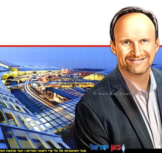 ברוס מילר, היו"ר הגלובלי ומנכ"ל Populous על רקע נמל התעופה הבינלאומי אינצ'ון, דרום קוריאה | עיצוב: עיצוב: Fentress Architects | עיבוד: Photolab | עיבוד צילום: שולי סונגו©