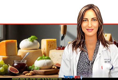 דיאטנית קלינית מורן ענתבי אלישע במרכז הרפואי הלל יפה-חדרה עושה סדר איזה גבינות בריאות ומועשרות | בינה מלאכותית של Gemini Google | עיבוד: Photolab | עיבוד צילום: שולי סונגו©