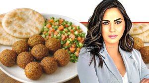 חלי ממן מייסדת קבוצות תמיכה לאורח חיים בריא, לרגל יום הפלאפל הבינל' |ברקע: מנת פלאפל | צילום רונן פדידה | הדמייה באמצעות בינה מלאכותית של Gemini Google | עיבוד: Photolab | עיבוד צילום: שולי סונגו©