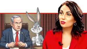 סמדר הילה שמואלי טור אישי על ראש הממשלה נתניהו נגד באגס באני בבית המשפט | בינה מלאכותית של Gemini Google | עיבוד: Photolab | עיבוד צילום: שולי סונגו©