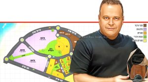 ראש העיר אשקלון, תומר גלאם, ברקע מתחמי מלונאות ומסחר אטרקטיביים במיוחד בשכונת עיר ימים – הבלוט | צילום: עיריית אשקלון | עיבוד: Photolab | עיבוד צילום: שולי סונגו©