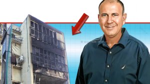 מנכ"ל חברת ינוב, שגיא לנצ'נר, ברקע: בניין רכבת ישן ומסוכן בעתיד: בניין בוטיק מודרני בן 9 קומות (כולל גג) | עיבוד: Photolab | עיבוד צילום: שולי סונגו©