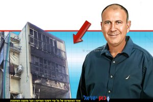 מנכ"ל חברת ינוב, שגיא לנצ'נר, ברקע: בניין רכבת ישן ומסוכן בעתיד: בניין בוטיק מודרני בן 9 קומות (כולל גג) | עיבוד: Photolab | עיבוד צילום: שולי סונגו©