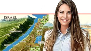 המשנה למנכ"ל משרד החקלאות, עו״ד נטלי ברודנר מור, על המהלך לעיגון אזורי הגידול ברקע מפת בחקיקה | עיבוד: Photolab | הדמייה של בינה מלאכותית של Gemini Google | עיבוד צילום: שולי סונגו©