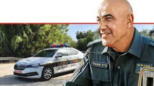 ניצב חיים שמואלי, ראש אגף התנועה של משטרת ישראל על המאבק הלאומי לבלימת הקטל בדרכים | צילום: דוברות המשטרה | עיבוד: Photolab | עיבוד צילום: שולי סונגו©