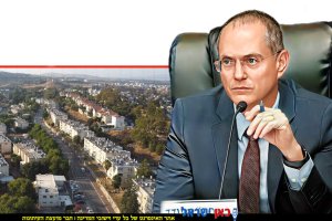 ח"כ עודד פורר ברקע: שכונת שפרינצק בקרית שמונה |צילום: כנסת ישראל ו-ויקיפדיה | עיבוד: Photolab | עיבוד צילום: שולי סונגו©